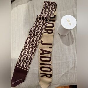 Dior edge scarf